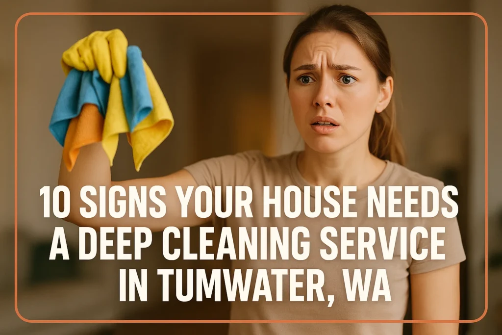 10 Signs your house needs a deep cleaning service in Tumwater, WA