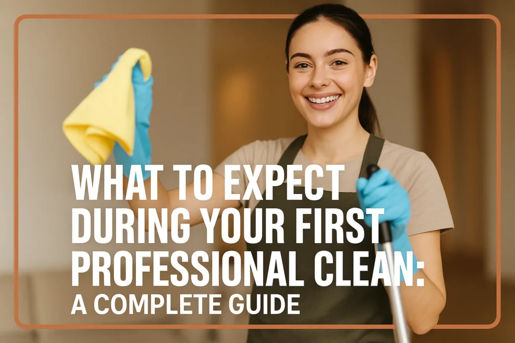 What to Expect During Your First Professional Clean: A Complete Guide