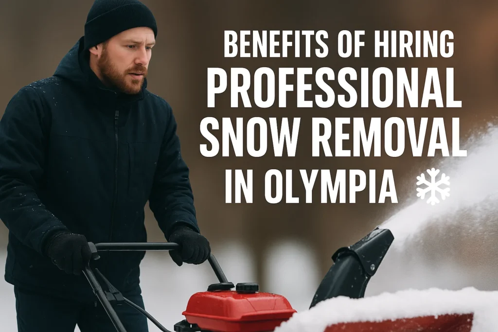Benefits of Hiring Professional Snow Removal in Olympia