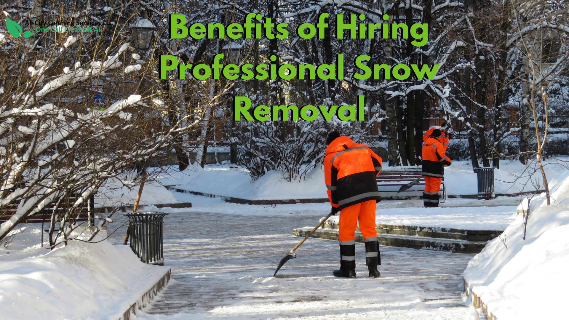Benefits of Hiring Professional Snow Removal