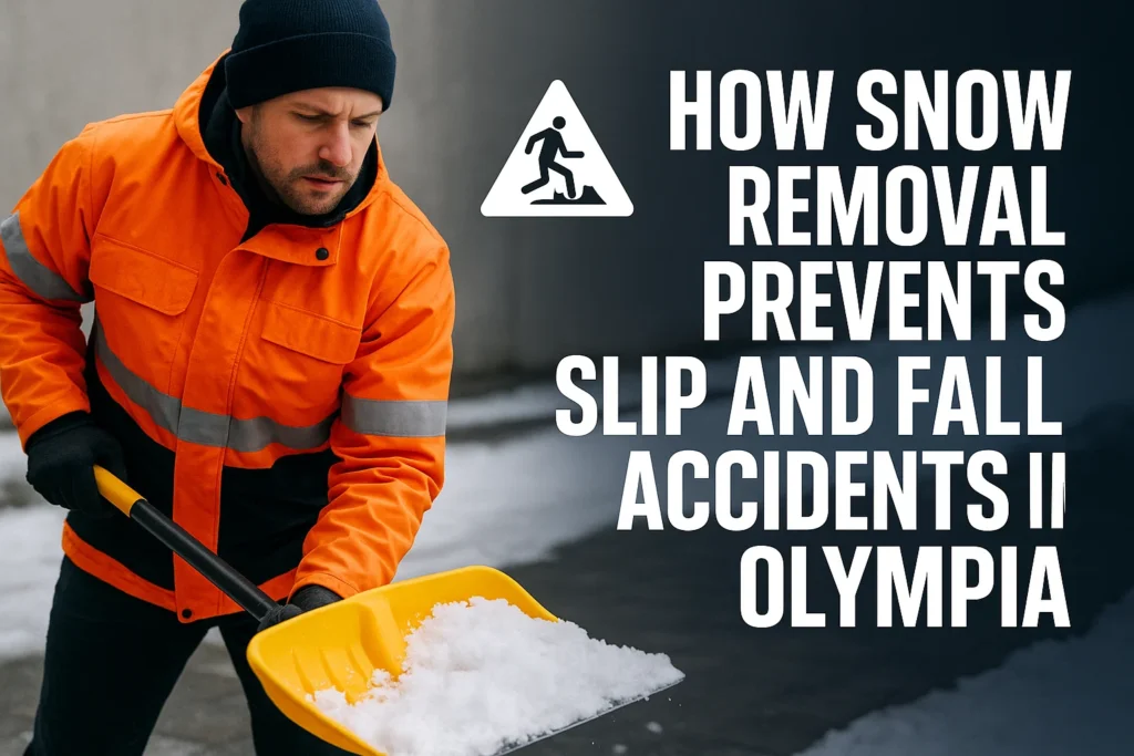 How snow removal prevents slip and fall accidents in Olympia
