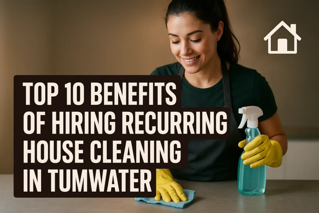 Top 10 Benefits of Hiring Recurring House Cleaning in Tumwater