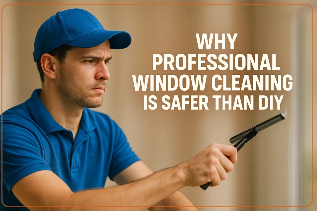 Why Professional Window Cleaning Is Safer Than DIY