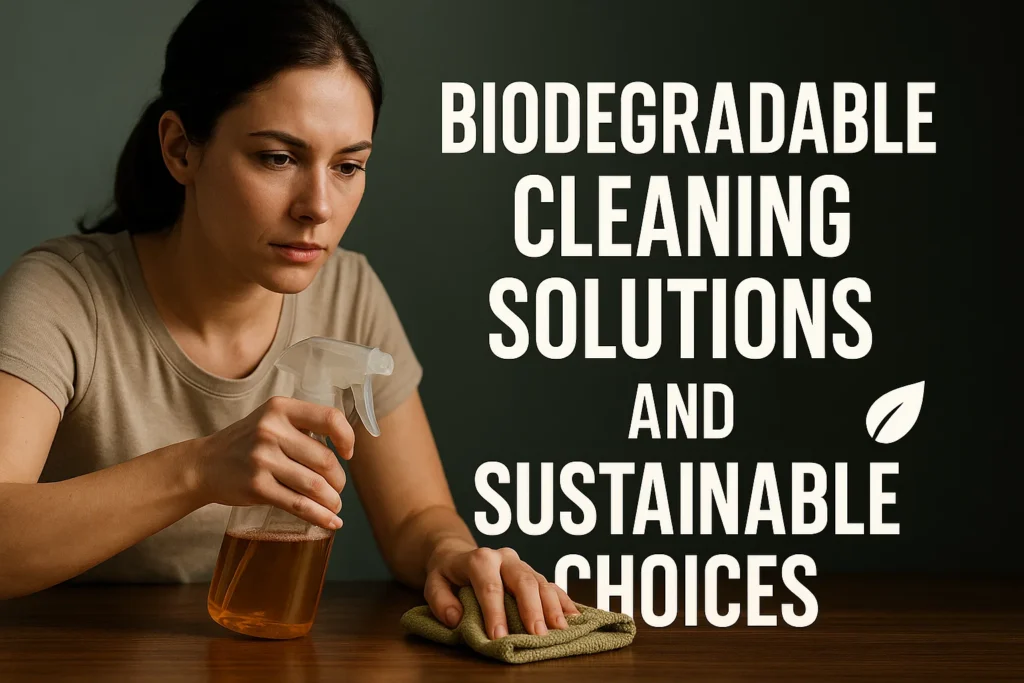 Biodegradable Cleaning Solutions and Sustainable Choices