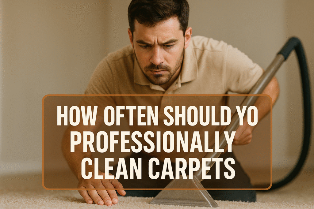 How often should you professionally clean carpets