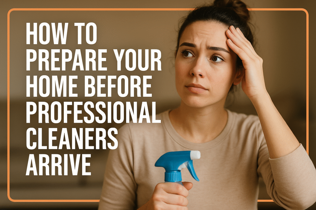 How to Prepare Your Home Before Professional Cleaners Arrive