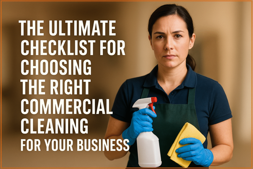 The Ultimate Checklist for Choosing the Right Commercial Cleaning for Your Business