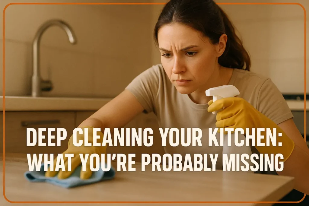 Deep Cleaning Your Kitchen What Your Probably Missing