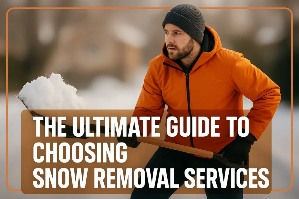 Ultimate Guide to Choosing Snow Removal Services