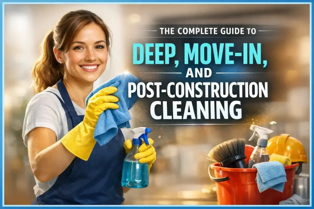 The Complete Guide to Deep, Move-In, and Post-Construction Cleaning