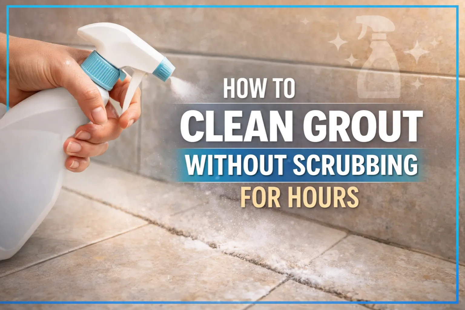 How to Clean Grout Without Scrubbing for Hours