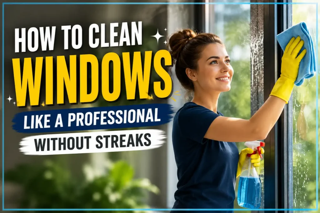 How to Clean Windows Like a Professional Without Streaks