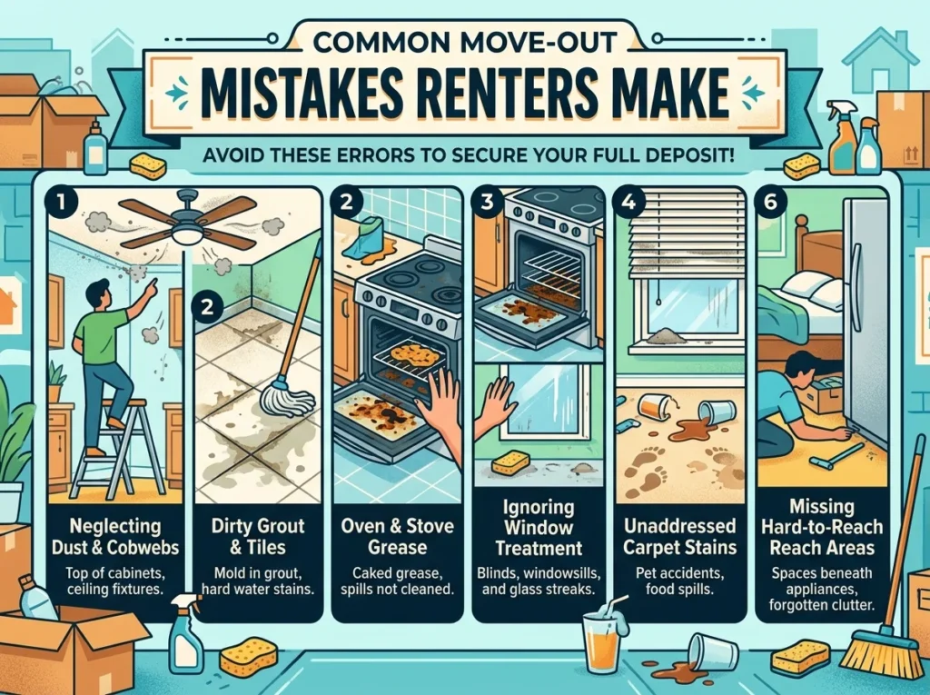 Common Move-Out Cleaning Mistakes Renters Make