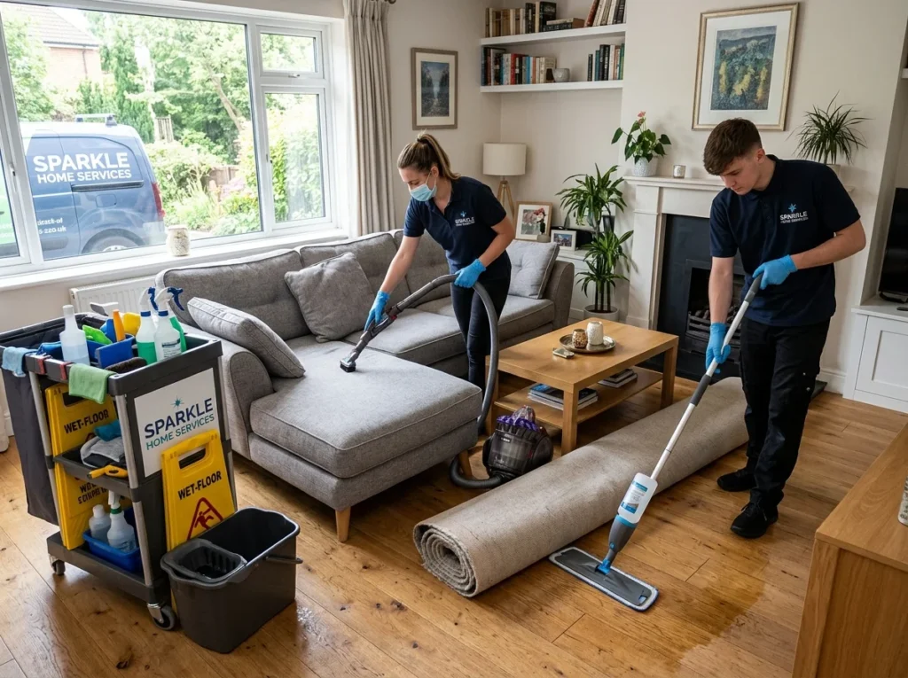 Living Room Deep Cleaning services