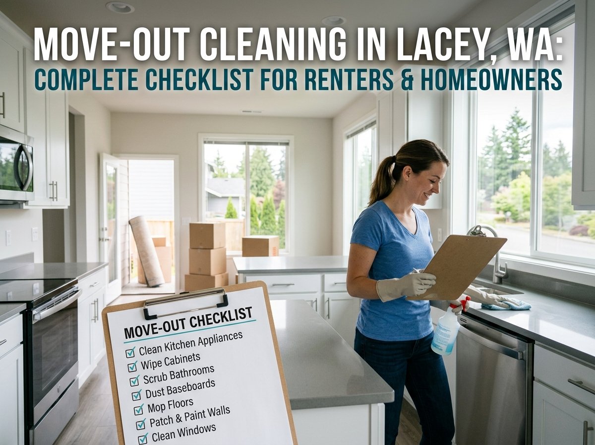 Move-Out Cleaning in Lacey, WA Complete Checklist for Renters Homeowners