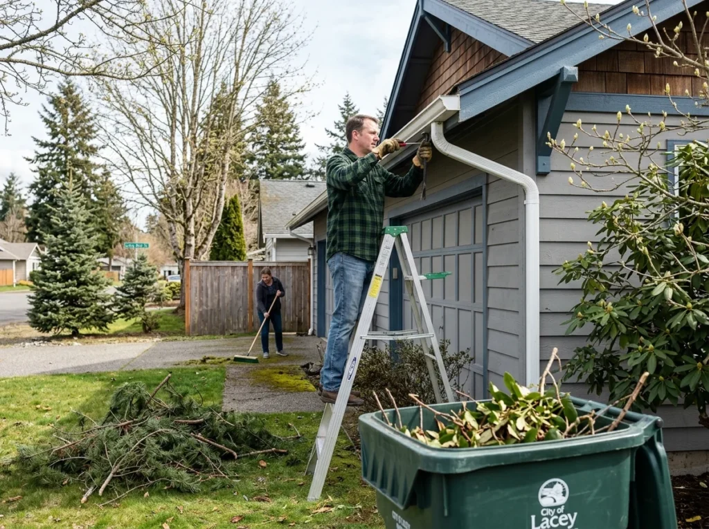 Spring Cleaning in Lacey Addressing Winter Damage